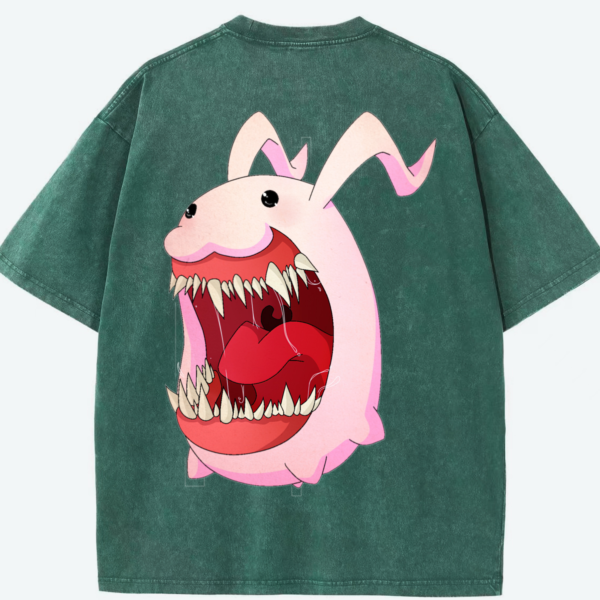 （画像用） Digimon デジタルモンスター/デジモン 綿100% ヴィンテージ風 半袖Tシャツ（背面プリント）